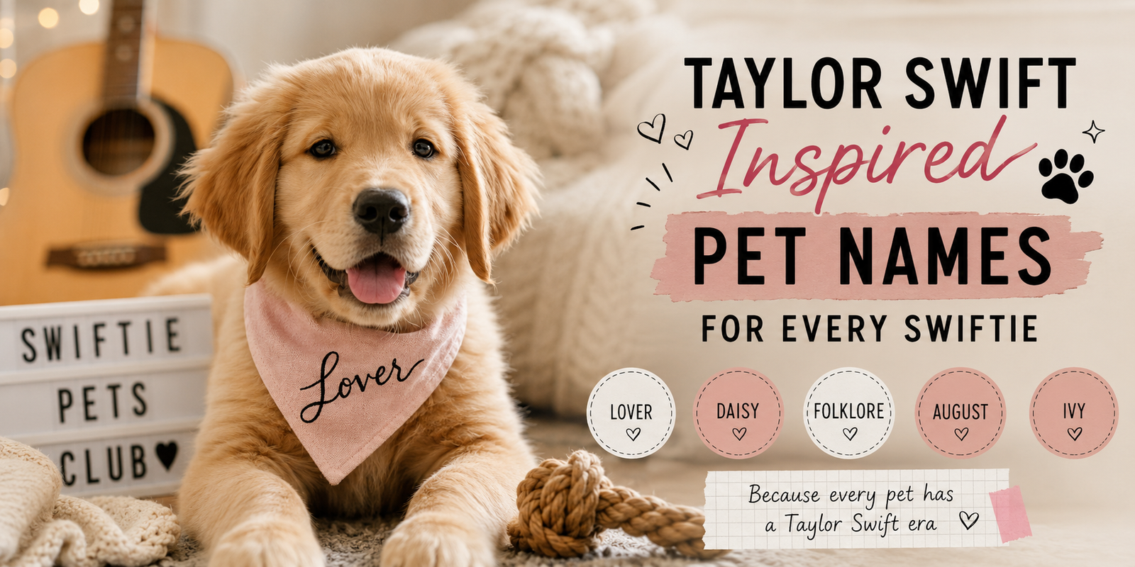 Taylor Swift Inspired Pet Names